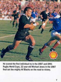 1992 Shell Rugby Greats #7 Michael Jones Front